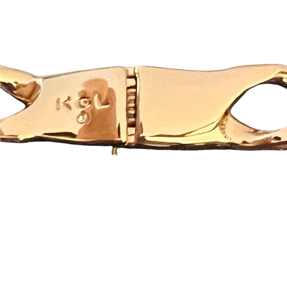 KURT GEIGER LONDON NWT gorgeous Rainbow Heart Hinged Bypass Bracelet - Picture 11 of 11